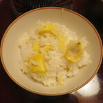 三養荘 - 栗ご飯（アップ）