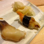 築地寿司清 - 北寄貝と青柳