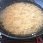 和風レストラン やまさ - アサリのお味噌汁。