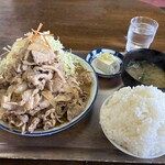 ひだまり食堂 - 生姜焼き　小ライス