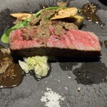 KINOE - 国産黒毛和牛、常陸牛のステーキ(イチボ)