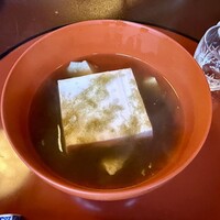 東京 芝 とうふ屋うかい - 昆布出汁とうふ