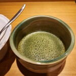 天冨良 麻布よこ田 - お抹茶で〆るのよきね