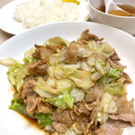 来々軒 - 【肉野菜ライス】 900円