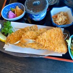 厨 - アジフライのアップです