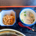 厨 - 切り干し大根と茶碗蒸しです