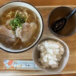 国頭港食堂 - 塩軟骨ソーキそば
