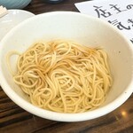 中華そば わた辺 - 替え玉