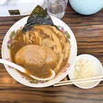 中華そば わた辺 - 限定カツオの中華そばと刻み玉ねぎ