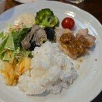 キッチン ブルー グローブ - 最後のワンプレート