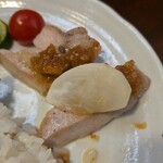 キッチン ブルー グローブ - 再びカブを乗せて