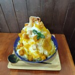 カルディー - かぼちゃヨーグルトかき氷