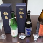 日本料理 TOBIUME - ①鍋島 純米大吟醸 活性にごり生酒(佐賀)
      《草庵鍋島限定販売》
      ②鍋島 純米大吟醸 CROSS+(佐賀)
      ③鍋島 Harvest Moon 特別純米酒 ひやおろし(佐賀)