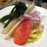 コルザ - 旬のサラダ(白いのは天カブ)