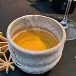 日本料理 TOBIUME - お飲み物②焙じ茶(八女茶、星野製茶園) 