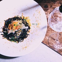 北海道産 生雲丹　ずわい蟹　イタリア産 カラスミ　いくら　アーリオオーリオ