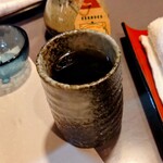 自遊庵 ねぎぼうず - 会計時、ほうじ茶のサービス