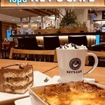 トップス キーズ カフェ 中野マルイ店 - ラザニア、チョコレートケーキ、カフェモカ
