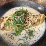 日光くじら食堂 - 炙りチーズオムライス