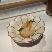 日本料理 波勢 - 茄子のお豆腐