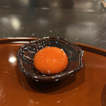 てんぷら 拓 - 漬け卵黄