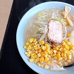 マリモ - 塩ラーメン卵とコーントッピング