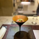 ラ ターブル ド シマ - 蛍烏賊、カリフラワーとコンソメ
