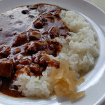 レストラン湖水 - ビーフカレー