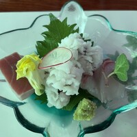 高雄 錦水亭 - はも♡お造り三種盛