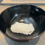 日本料理 TOBIUME - "瑞穂    海の紅葉"
      にえばな（お米品種：かわち清流米の夢つくし・福岡県河内産）