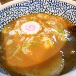 東勝軒○秀 - つけ麺の特盛りのつけ汁