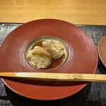 おかもと - 11皿目
      ・蕨餅、きな粉、黒蜜
