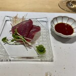 鮨 まさ希 - 美味しいカツオ　こだわりの薬味も良い！