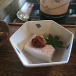 床瀬そば - 落花生豆腐