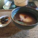 床瀬そば - 3色ぜんざい