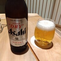 Restaurant Yaku - 部屋のビールはスーパードライ
