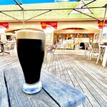 スカイビューフードコート池袋屋上ビアガーデン東武 - チェコのメルリンチェルニー500は1350円  ちと高かった