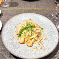 trattoria l'mante izumi - カラスミオイル系でエビもたっぷり
