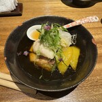 メデ・イタシ - 揚げ出し｡濃いめの出汁が絡んで熱々美味しい｡