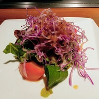 知喜多亭 和 - サラダ　量もたっぷりで美味しかった(^o^)v