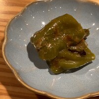 江戸前鮨 ぬけさく - おまかせ握り10貫8,000円(ピーマン)