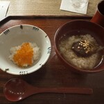 京都和久傳 - いくらご飯と鯛味噌茶漬け