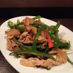 大精軒 - 肉ピーマン炒め