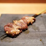 とり茶太郎 - 一黒軍鶏　ハツ　塩