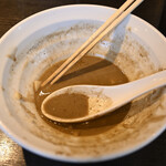 弘明寺丿貫 - 底に残ったスープ