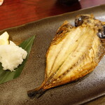 蕎麦 政海本舗 - 鯵の開き（680円）