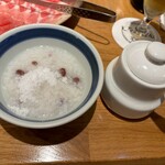 しゃぶせん - ※　選べるお食事は、途中で変更可能（ご飯・中華麺・あずき粥 食べ放題） ※　「あずき粥」は、砂糖を少量加えることで、甘さを楽しみながらも健康的な食事に。ついつい、おかわりしてしまう。