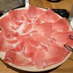 しゃぶせん - ■おかわり肉 豚ローススペイン産100g　￥1,100