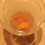 三谷 - 羅臼の馬糞雲丹　鹿島の蛤のエキス漬け　Champagne Maurice Vesselle 2004 Grand Cru　(2014/04)　