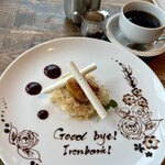 Ironbark Grill & Bar - 素敵なメッセージプレートに感激！